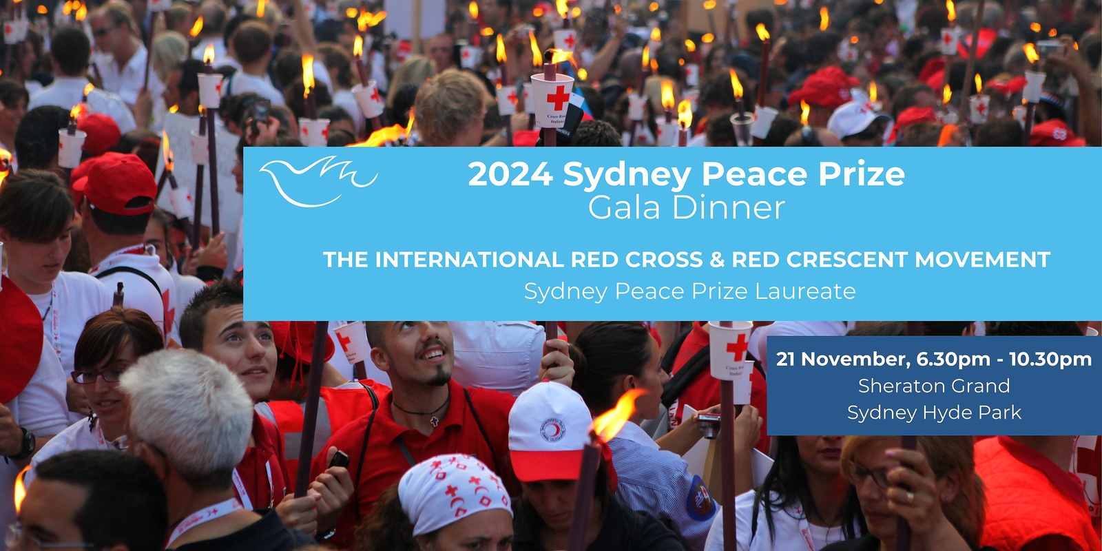 Banner image for 2024 Sydney Peace Prize Gala Dinner