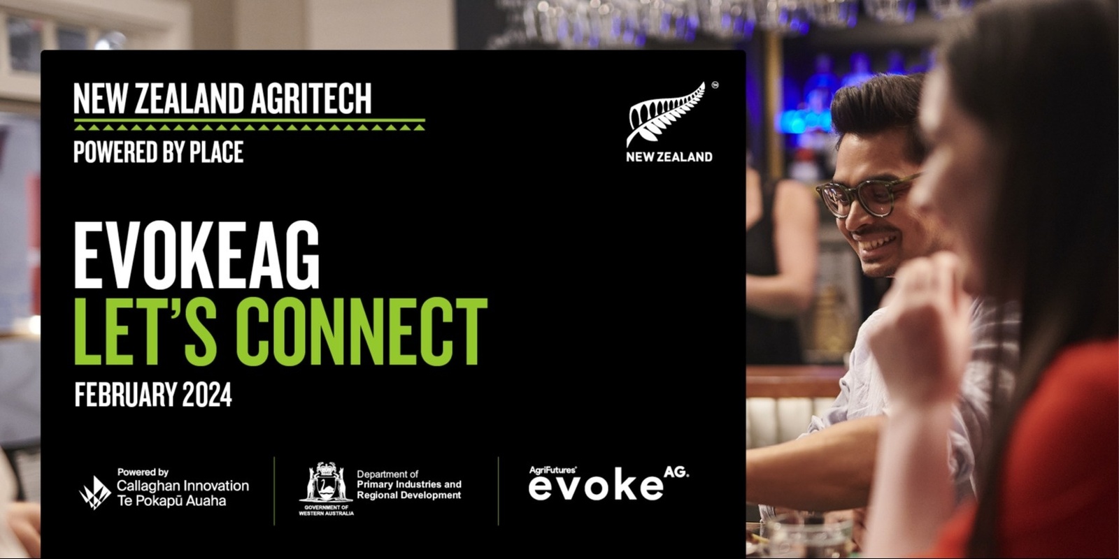 Banner image for evokeᴬᴳ Let’s Connect Networking Event