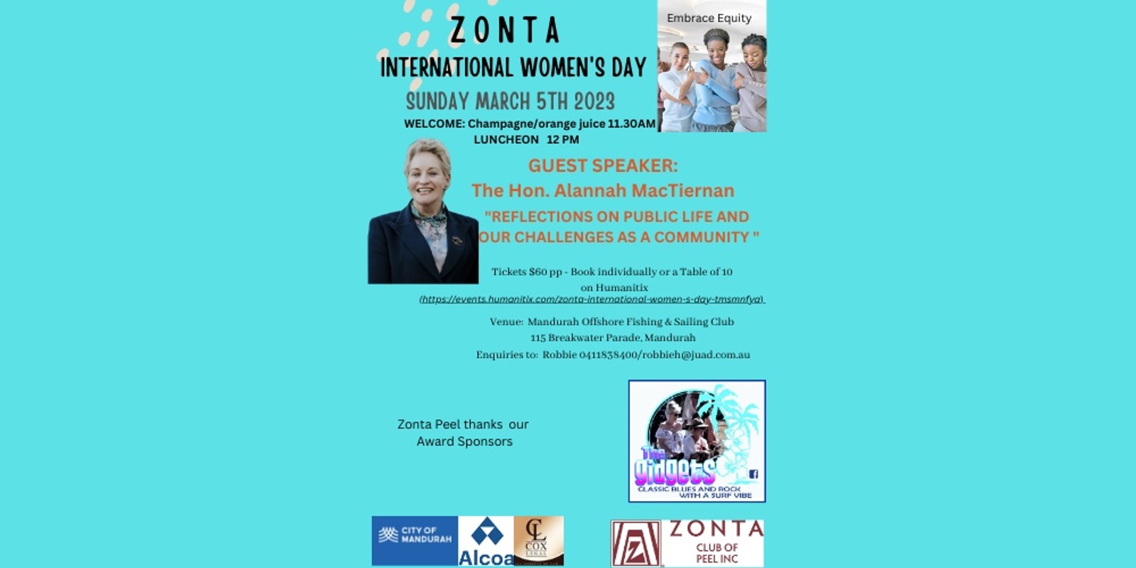 Banner image for ZONTA INTERNATIONAL WOMEN'S DAY