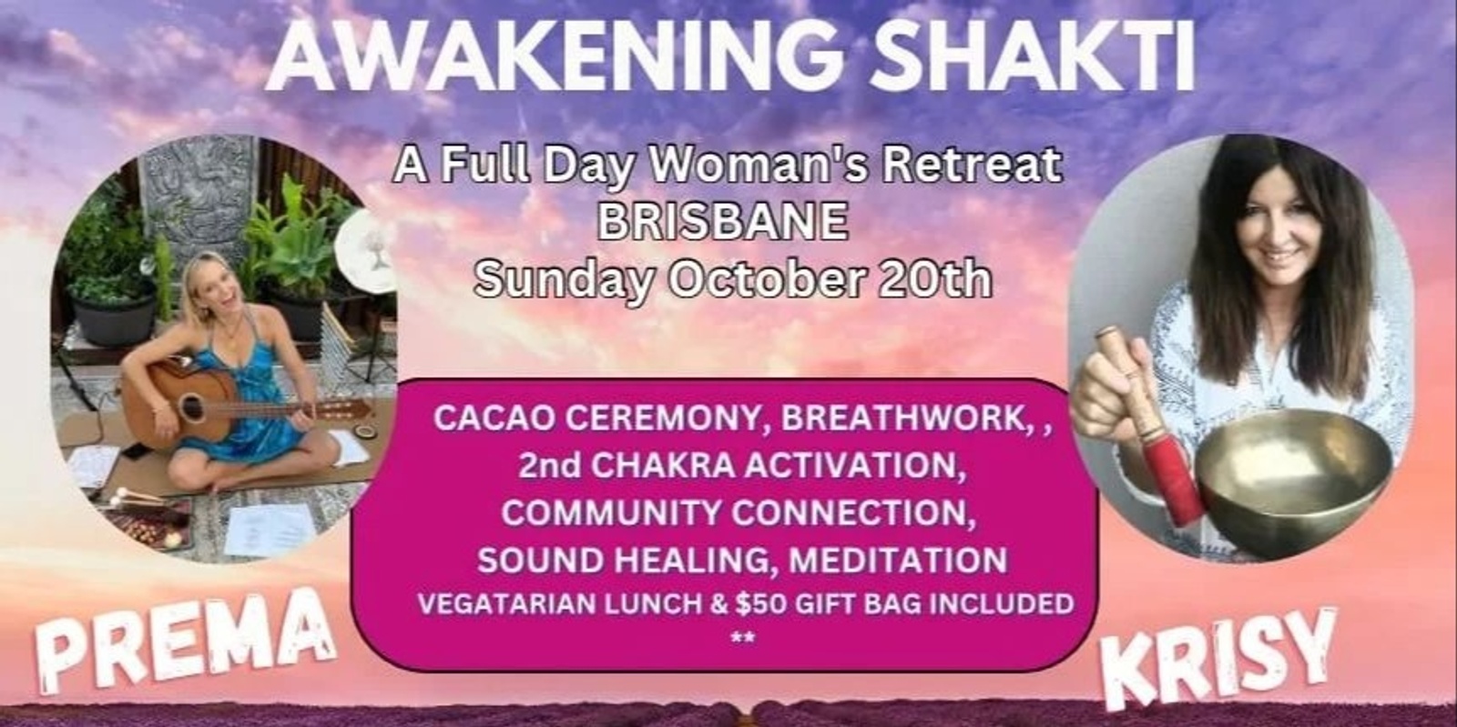 Banner image for AWAKENING SHAKTI-One Day Women's Retreat