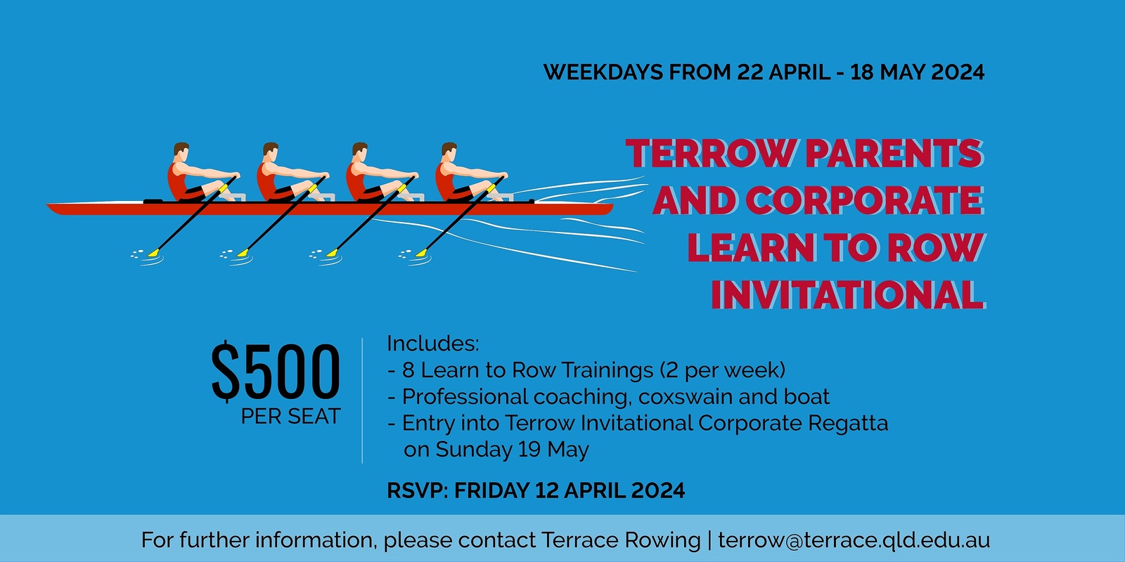 Banner image for Terrow Parents and Corporate Learn to Row Invitational
