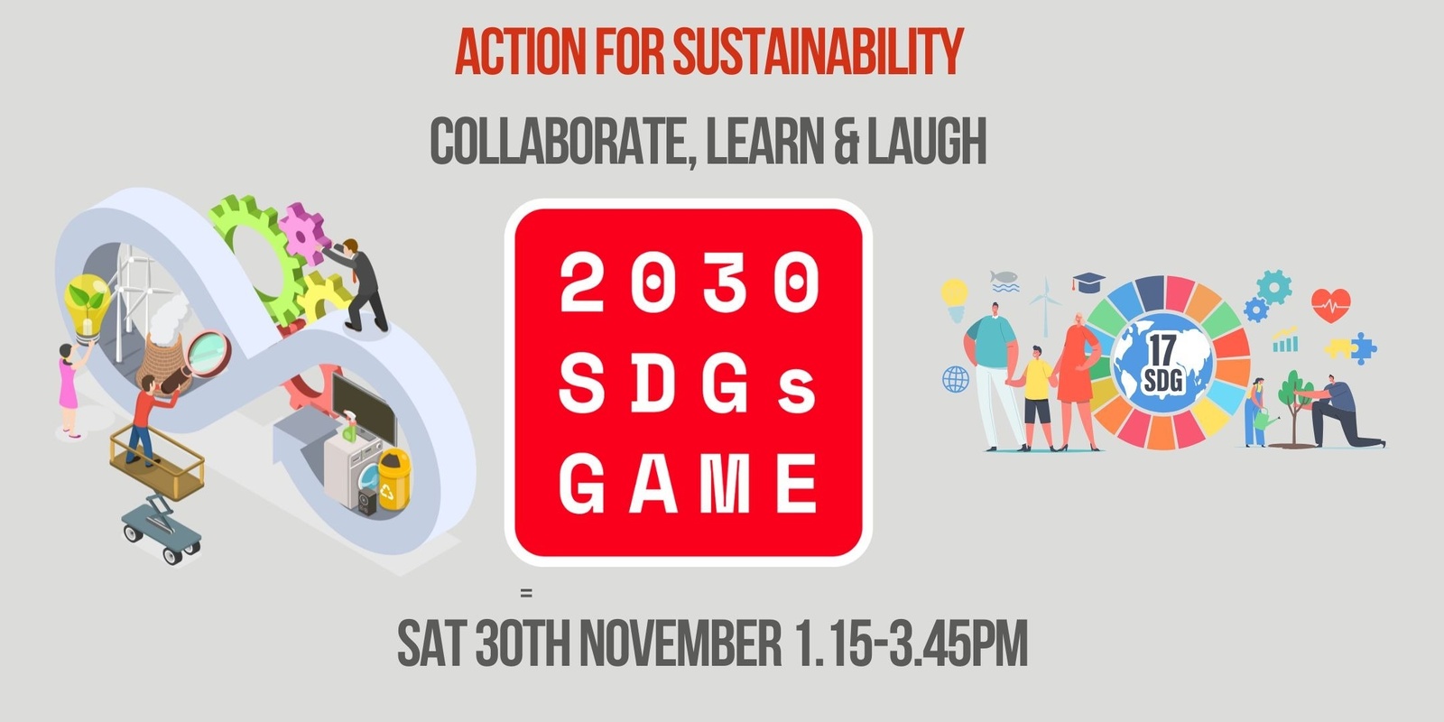 Banner image for 2030 SDGs game - collaboration & connection 