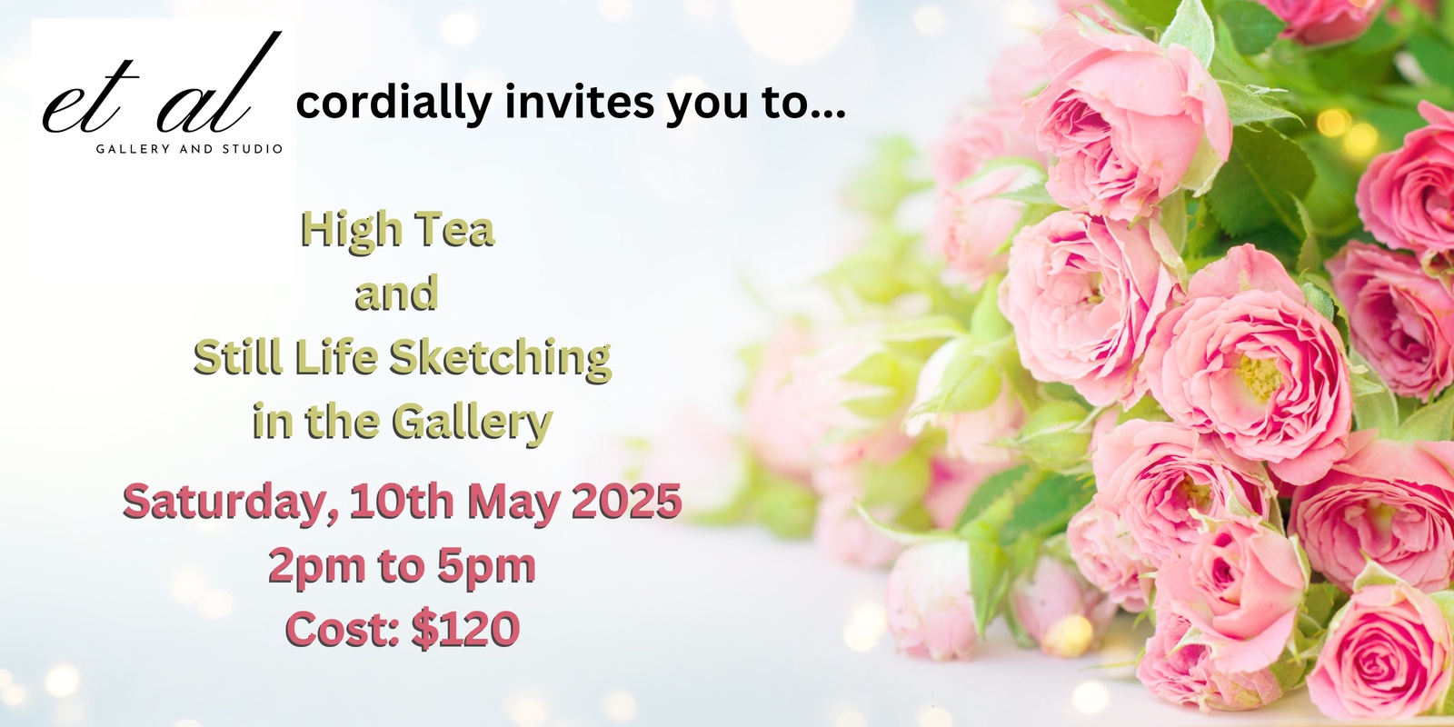 Banner image for High Tea and Still Life Sketching in the Gallery