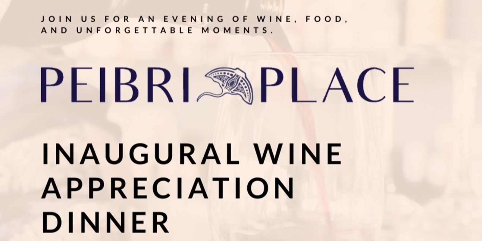 Banner image for Wine Appreciation Dinner presented by Tulloch Wines @Peibri Place