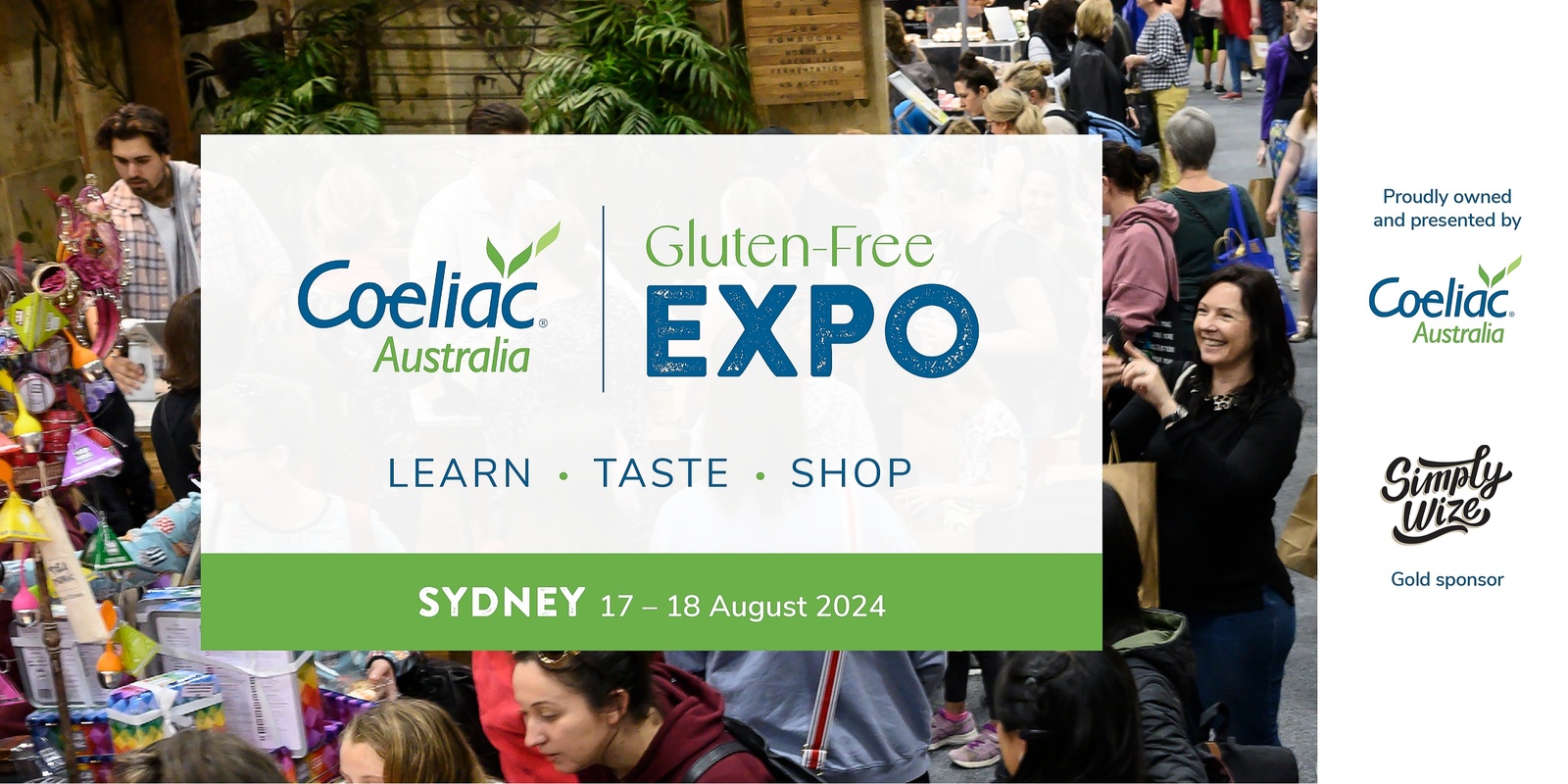 Banner image for Coeliac Australia Gluten Free Expo - Sydney 17-18 August 2024