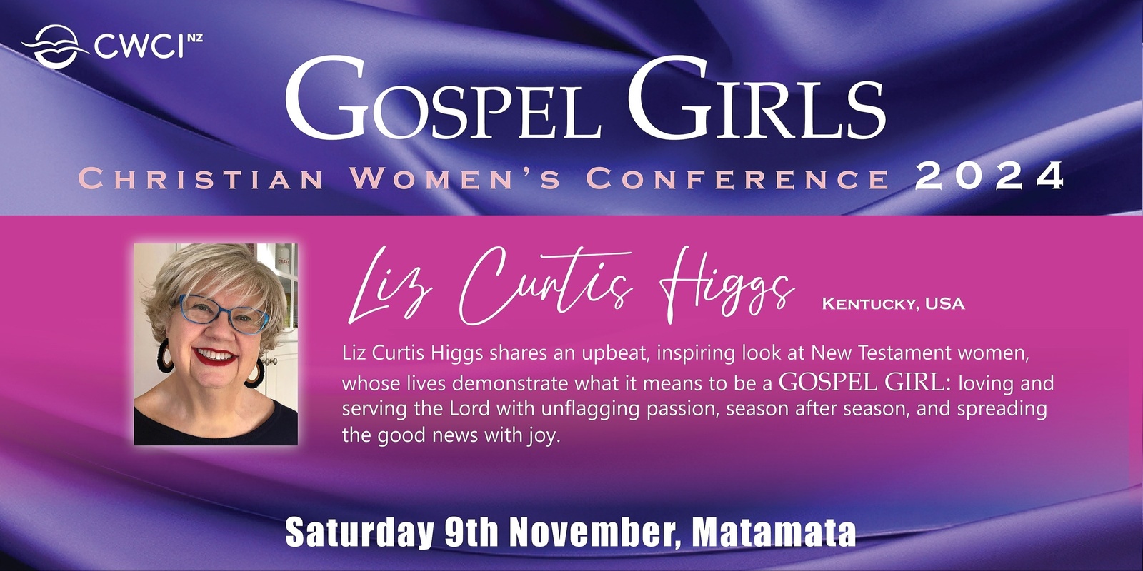 Banner image for (Matamata) GOSPEL GIRLS  -    Liz Curtis Higgs          
