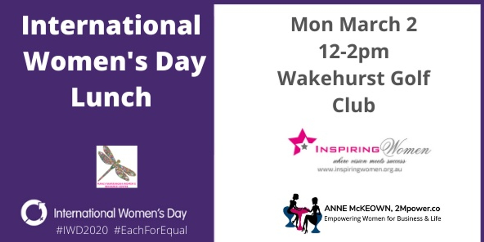 Banner image for IWD 2020 Lunch