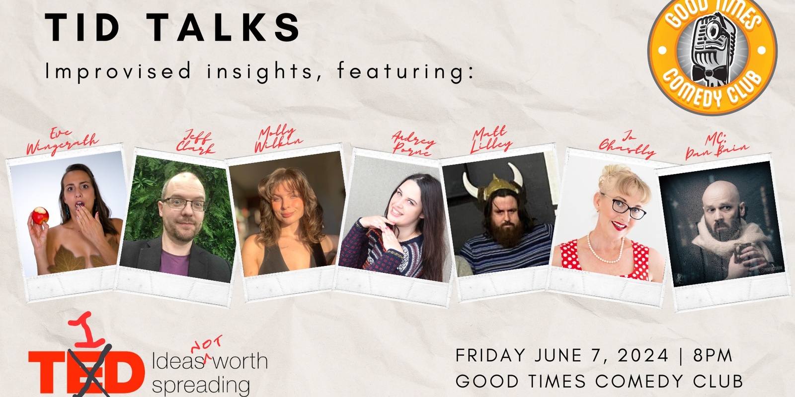 Banner image for TID Talks - Ideas Not Worth Spreading