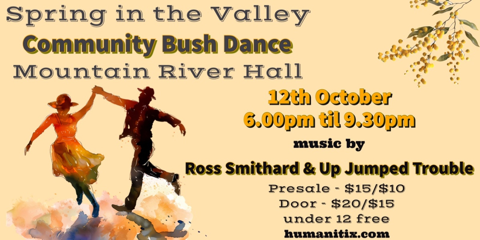 Banner image for Spring in the Valley Bush Dance