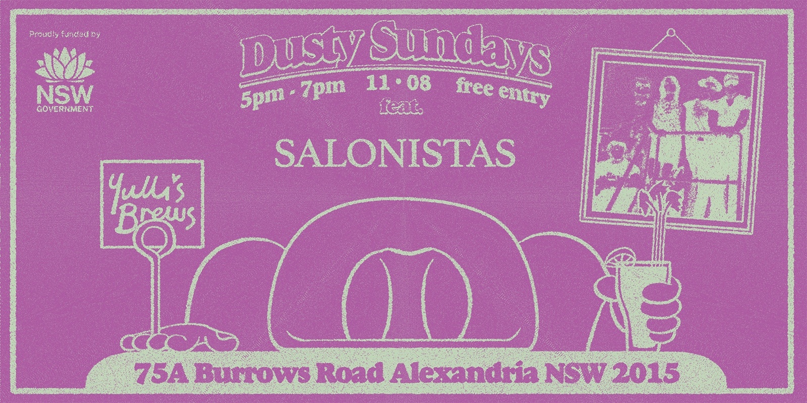 Banner image for DUSTY SUNDAYS - SALONISTAS