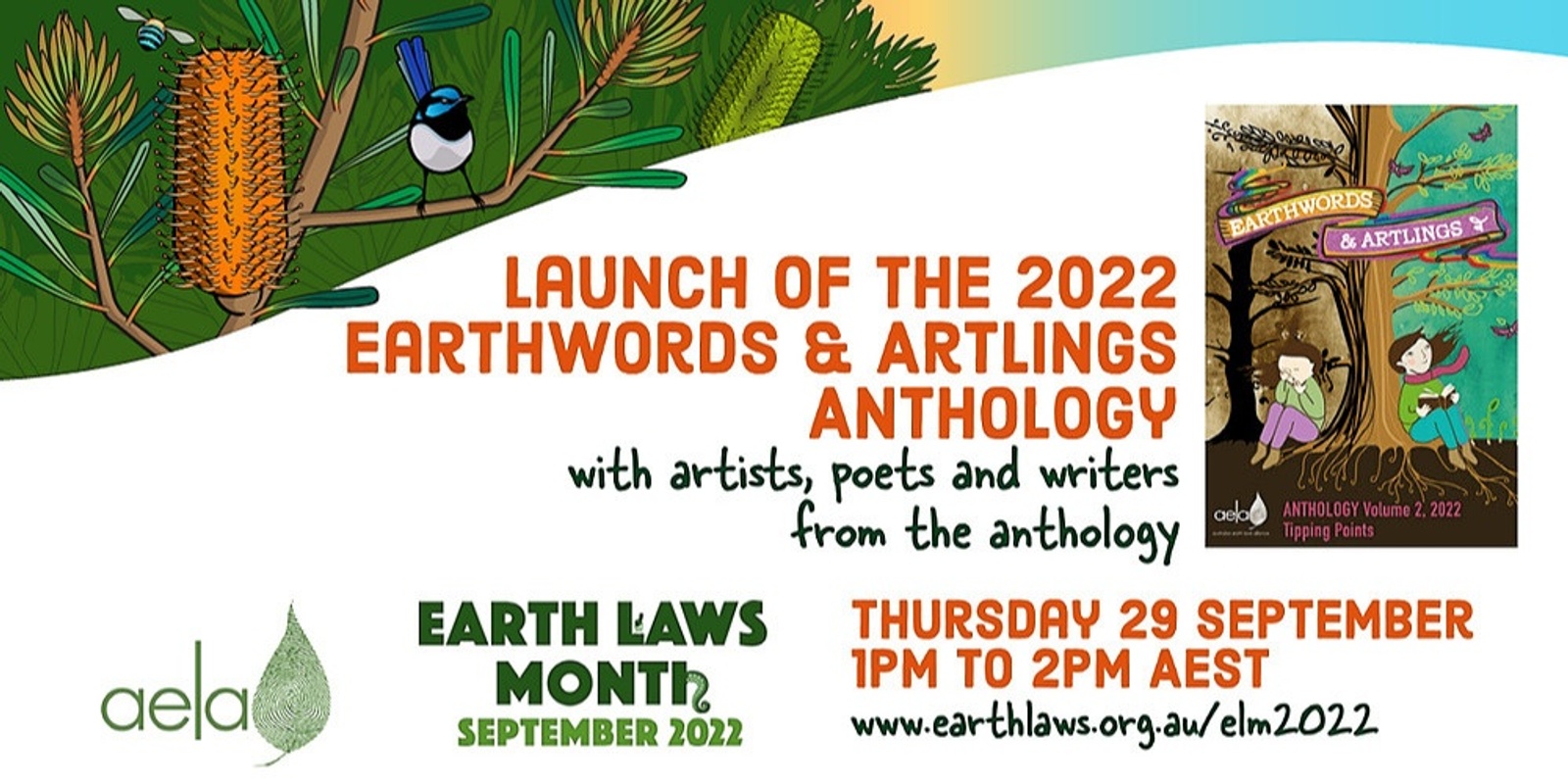 Launch of the 2022 Earthwords & Artlings Anthology