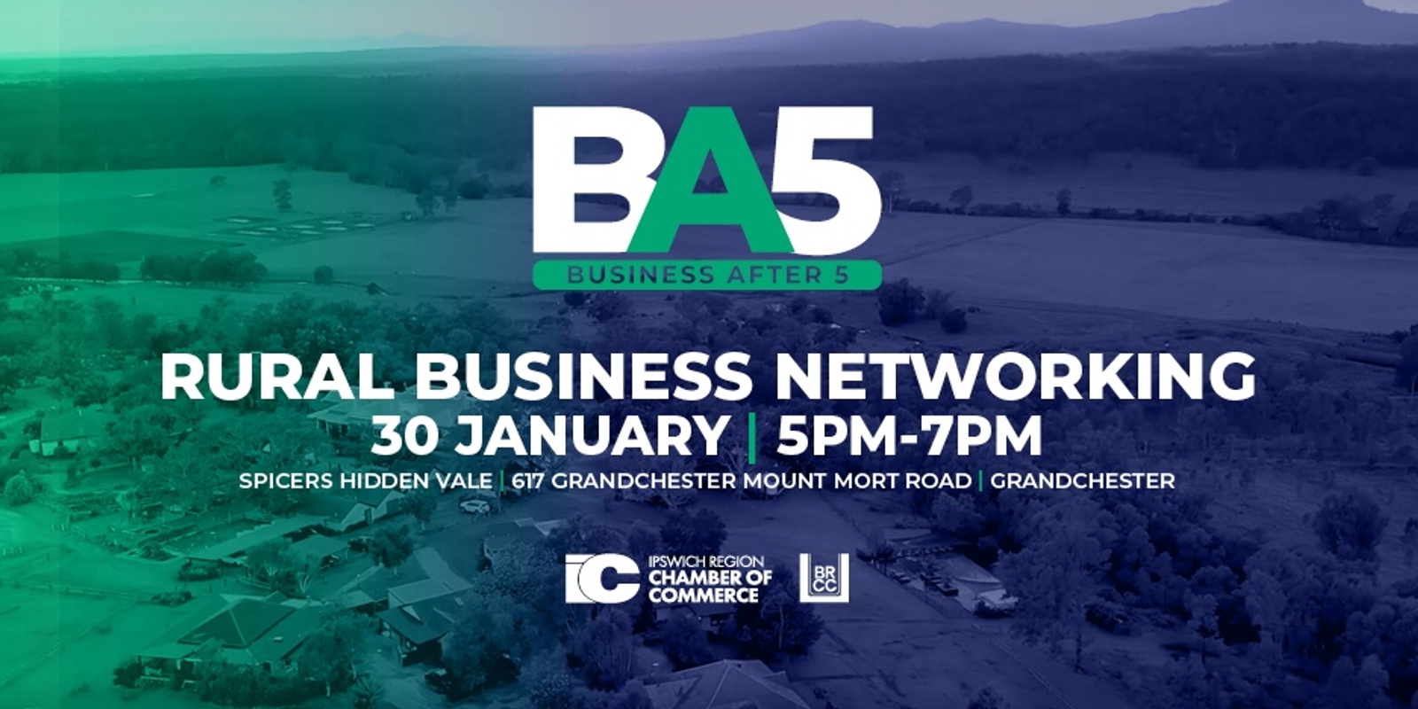 Banner image for Rural Business Networking @ Spicers Hidden Vale