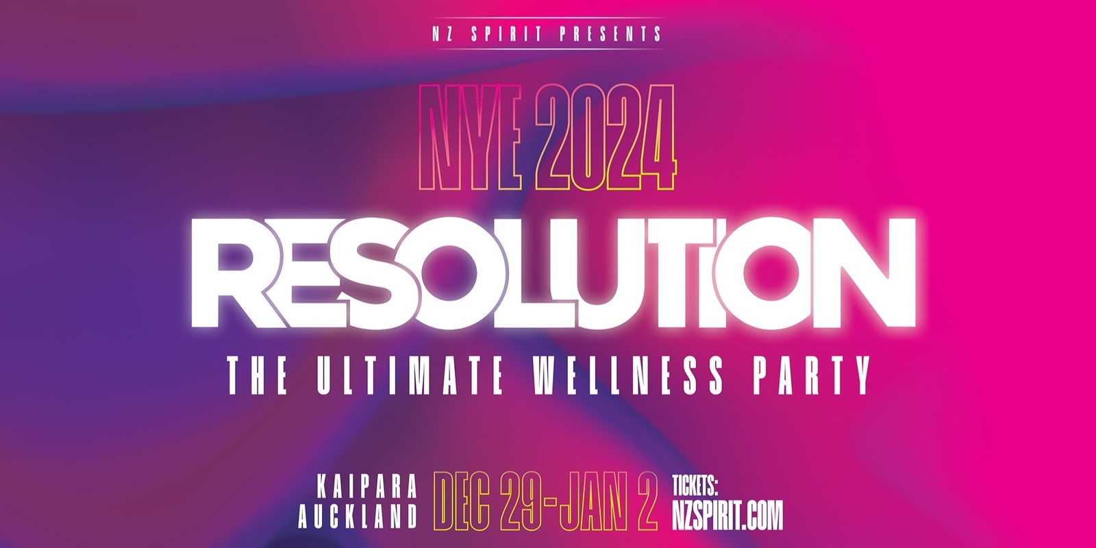 Banner image for Resolution NYE Festival 2023/24