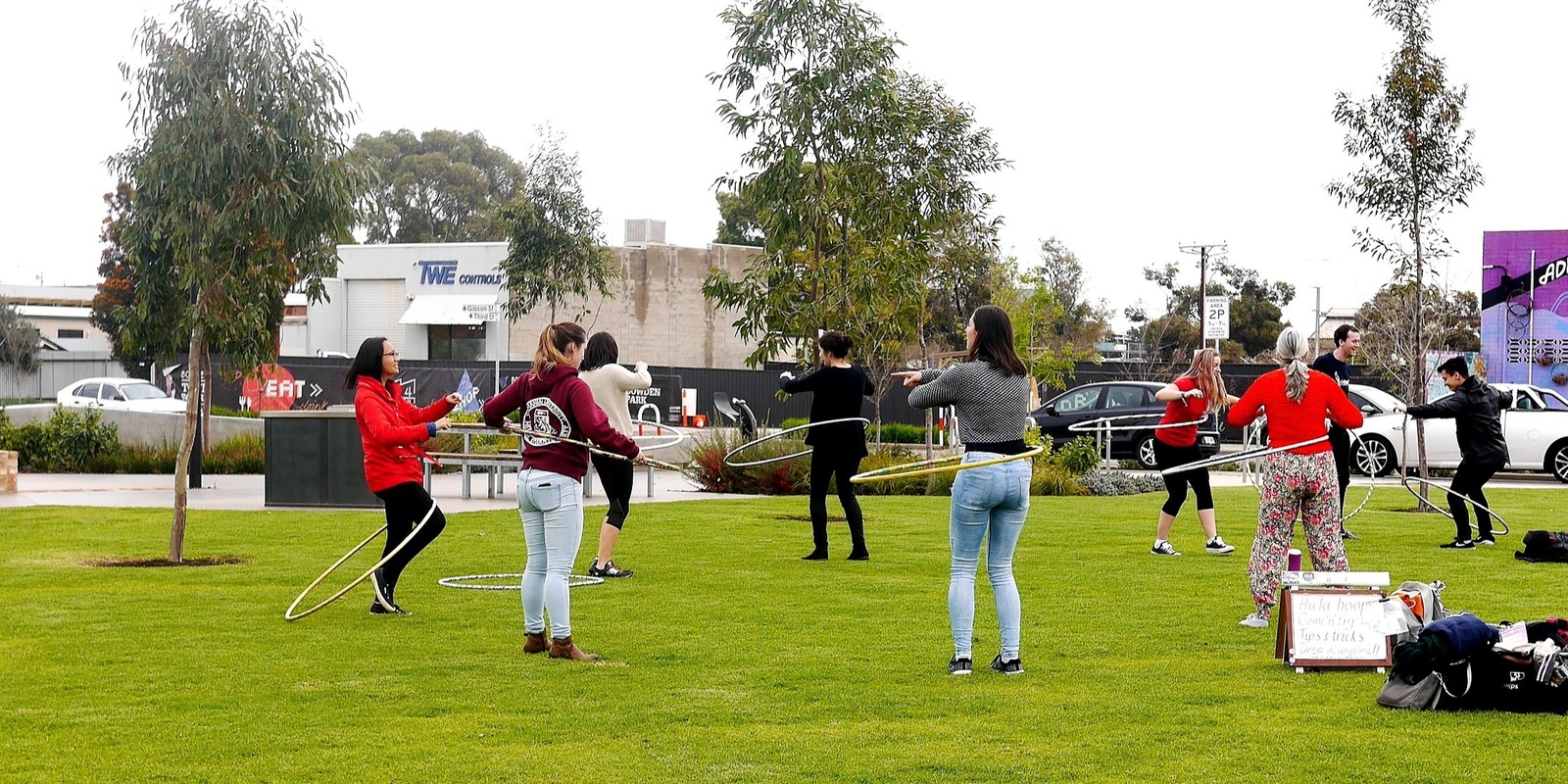 Banner image for Beginner hula hooping at Tonsley, Thursdays 7-8 pm