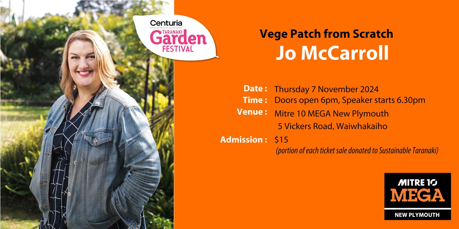 Banner image for Vege patch from scratch  - Jo McCarroll 