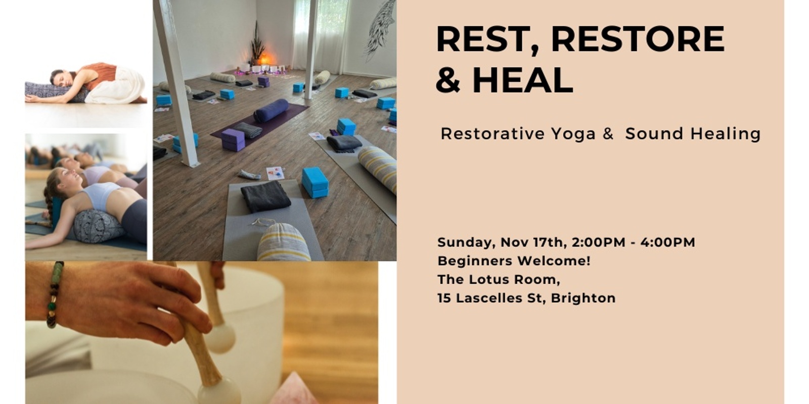 Banner image for Rest, Restore & Heal