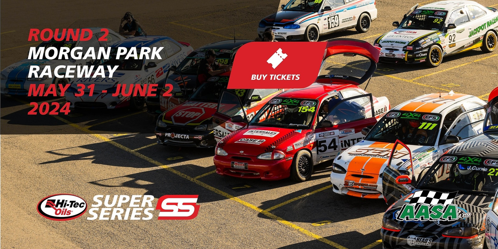 Banner image for Hi-Tec Oils Super Series Round 2: May 31- June 3 Morgan Park Raceway