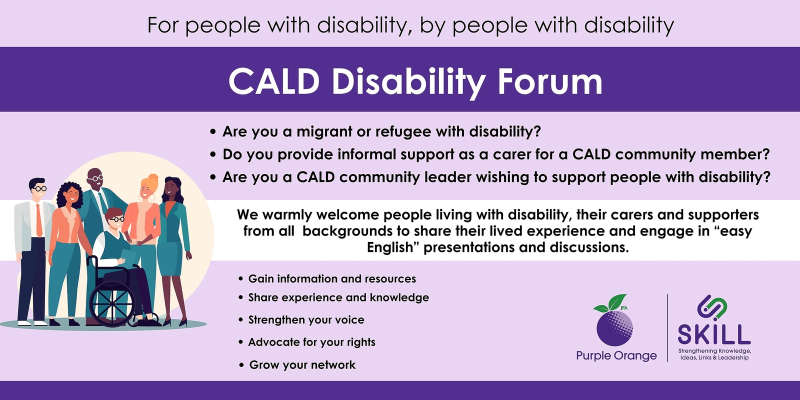 Banner image for CALD Disability Forum