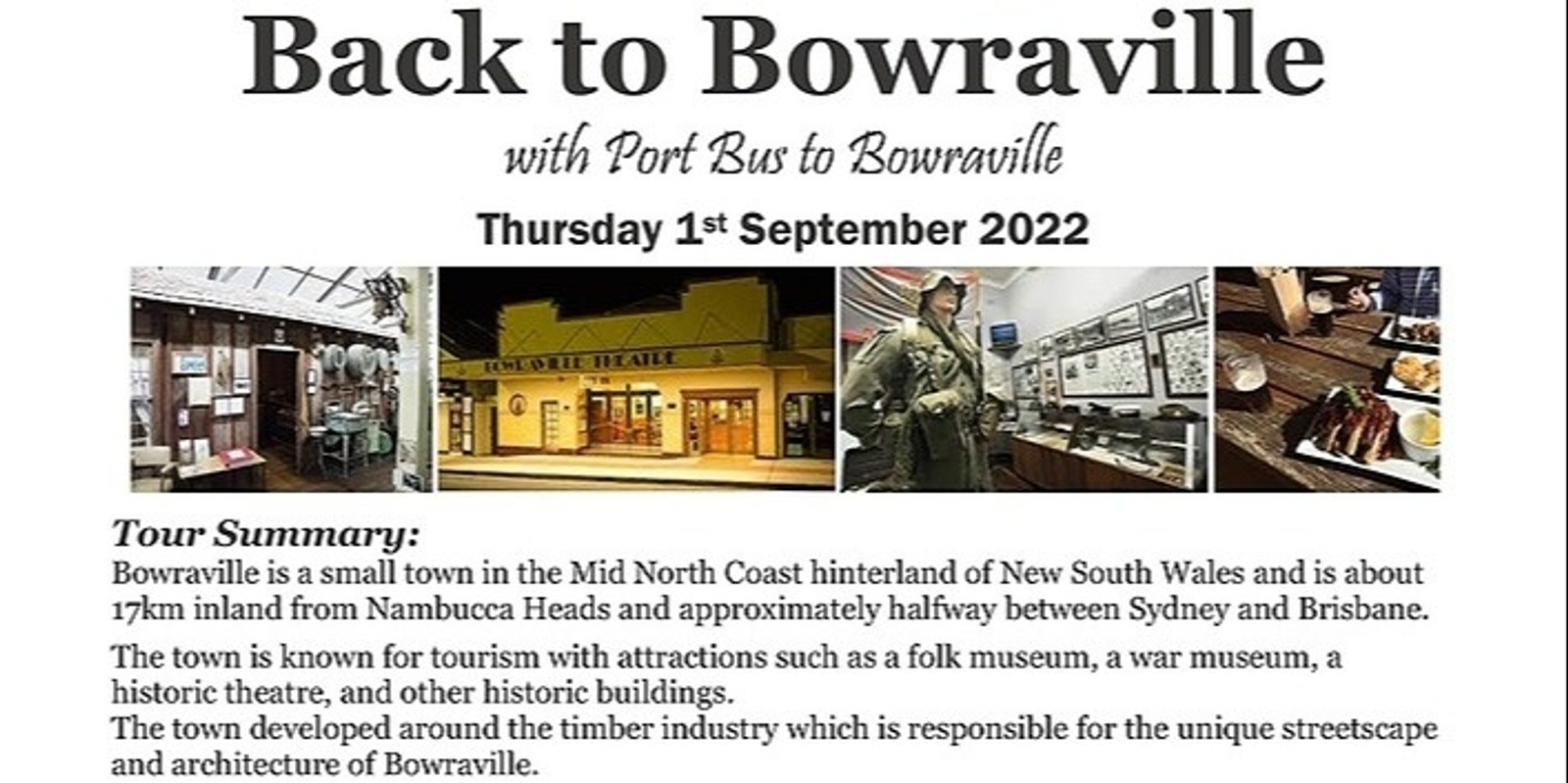 Banner image for Back To Bowraville
