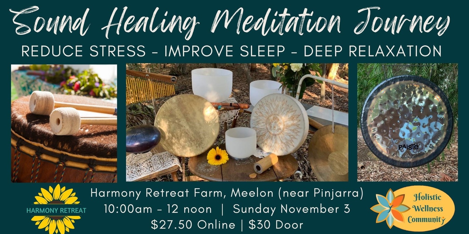 Banner image for Sound Healing Meditation Journey | At Harmony Retreat