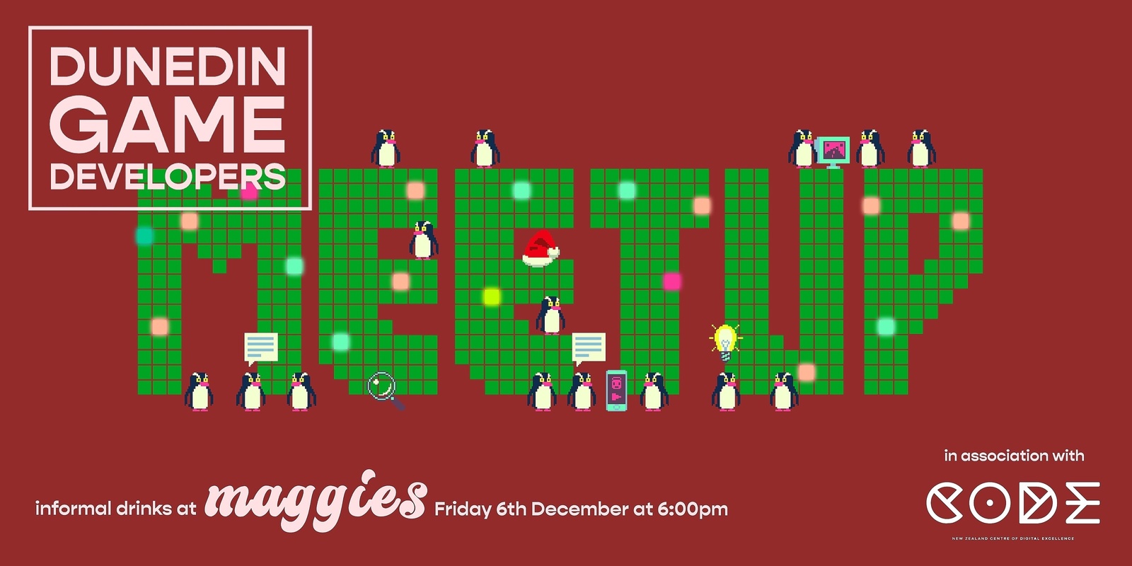 Banner image for 2024 Dunedin XMAS Game Dev Meetup