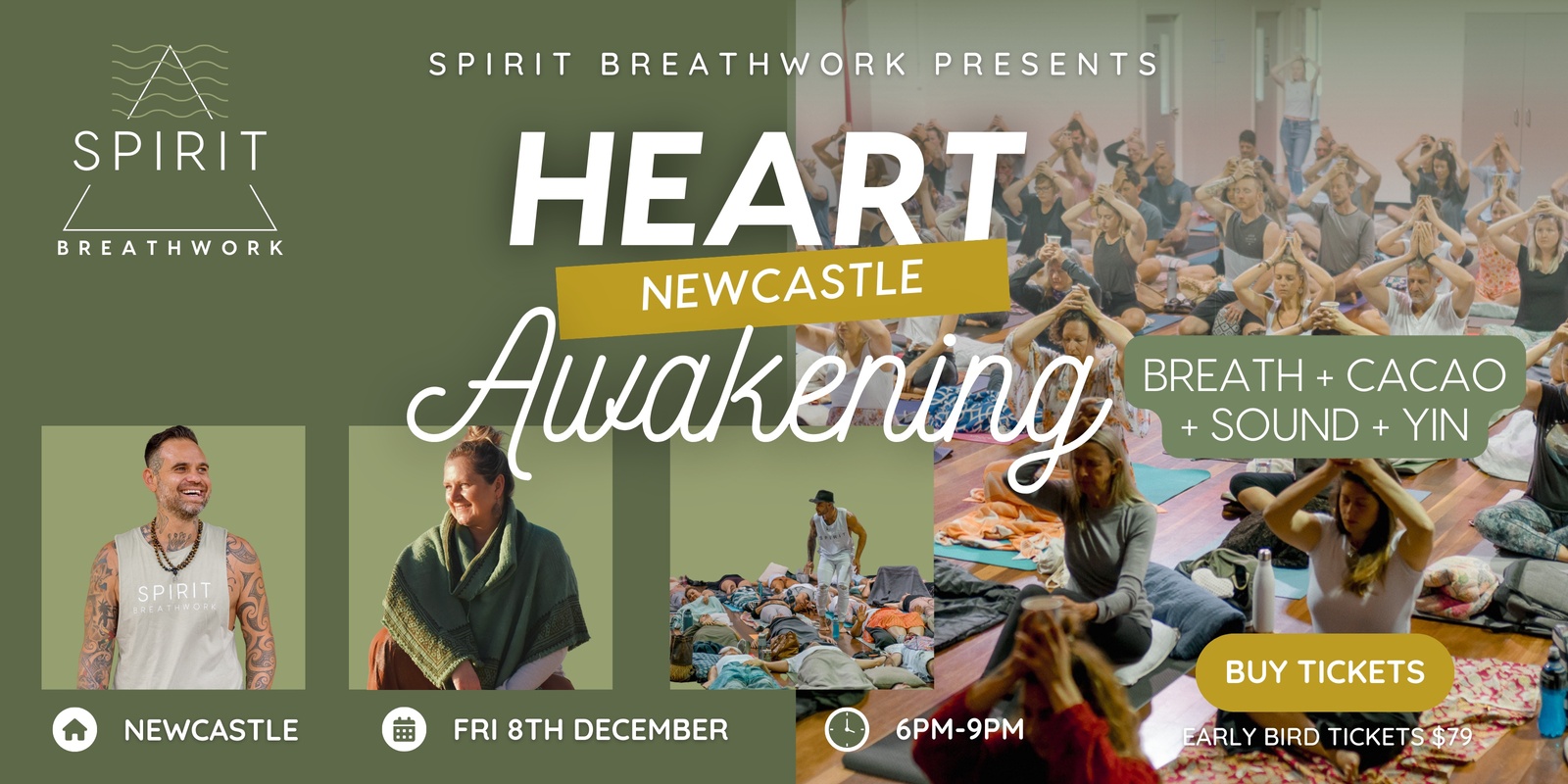 Banner image for Newcastle | Heart Awakening | Friday 08 December
