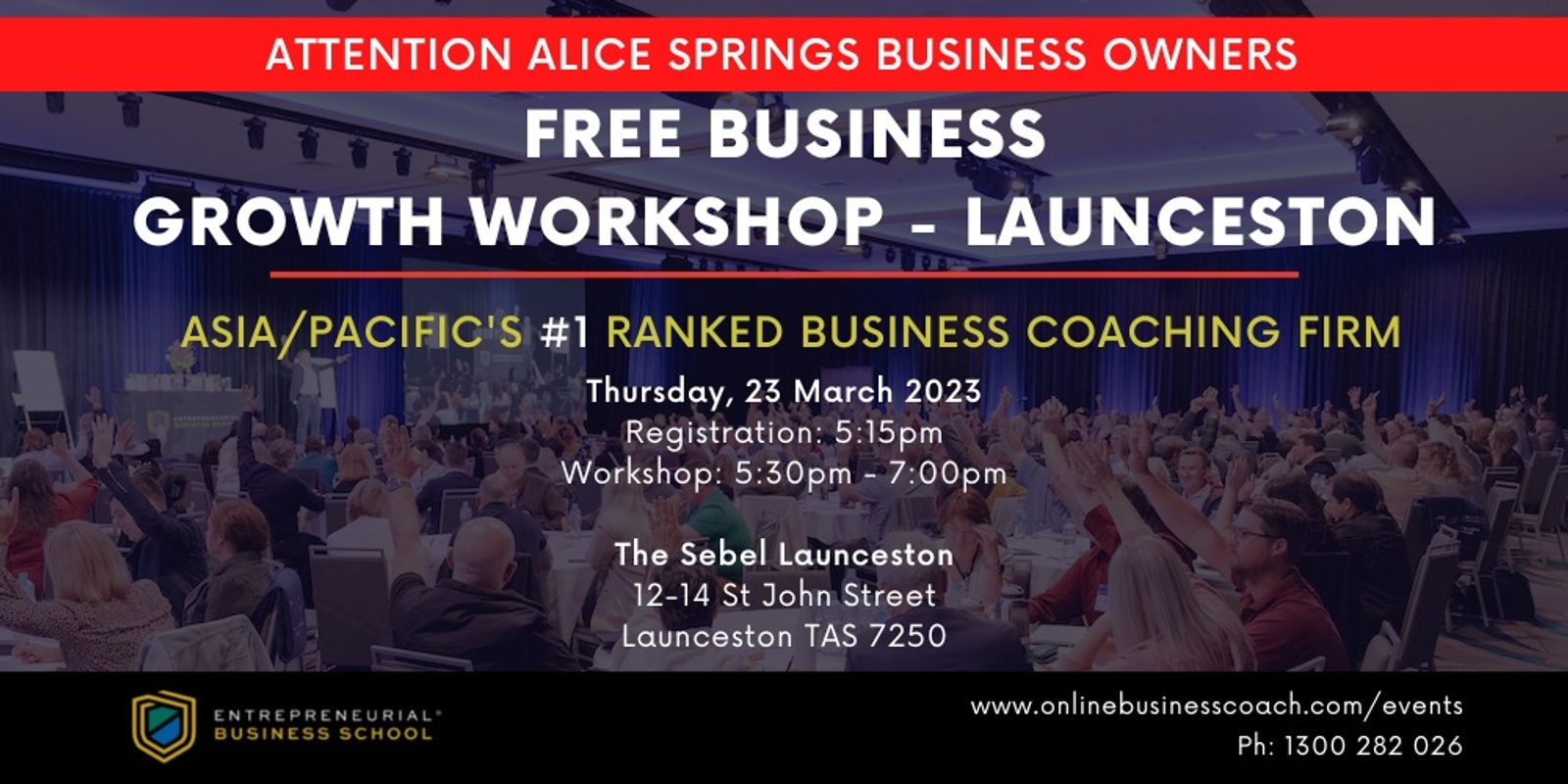 Banner image for Free Business Growth Workshop - Launceston (local time)