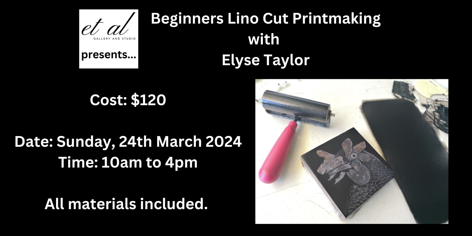 Banner image for Beginners Lino Cut Printmaking