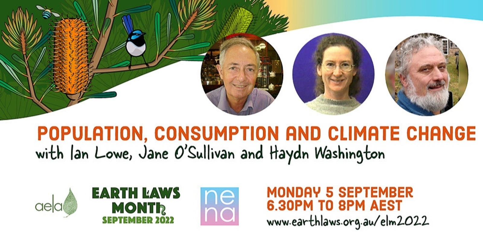 Population, Consumption & Climate Change with Ian Lowe, Jane O'Sullivan and Haydn Washington
