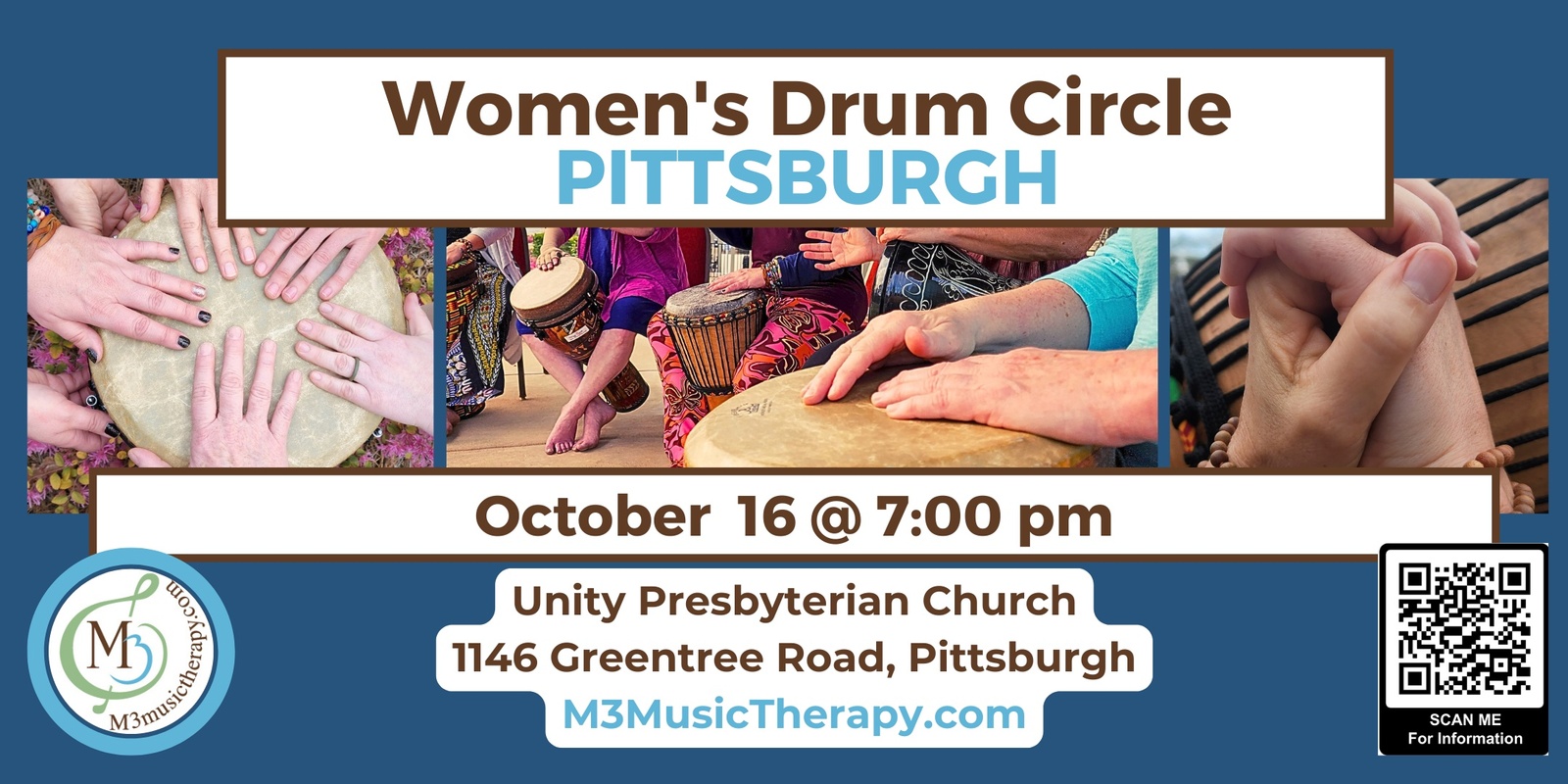 Banner image for Womens' Drum Circle - Oct (Pittsburgh)