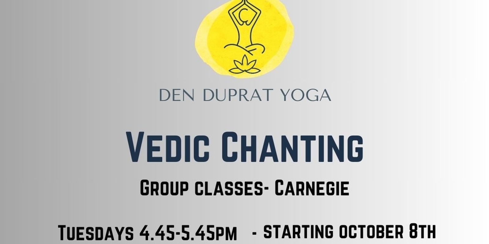 Banner image for VEDIC CHANTING 