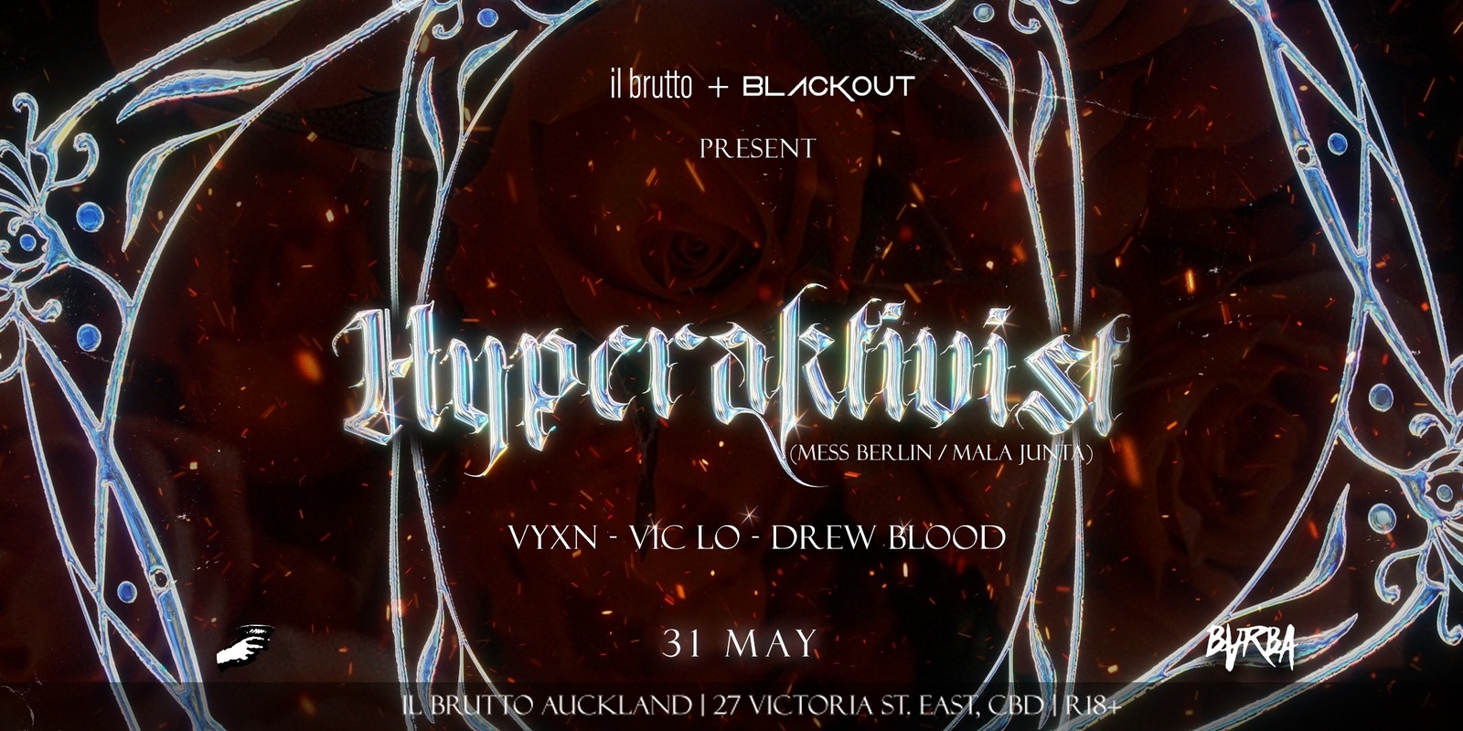 Banner image for Blackout & Il Brutto Pres. HYPERAKTIVIST (Mess Berlin/Mala Junta) 31.05