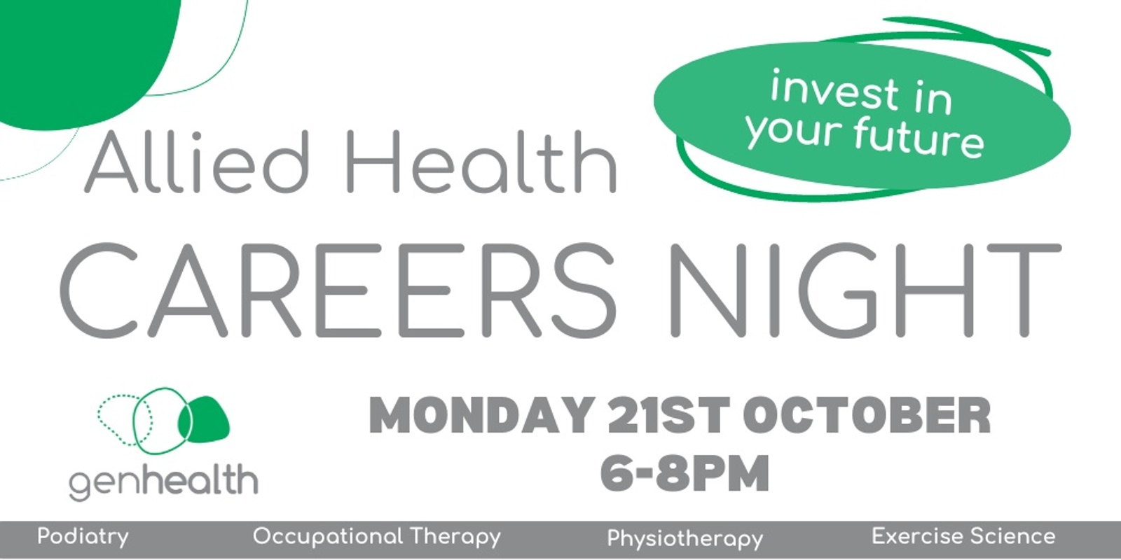 Banner image for Allied Health Careers Night