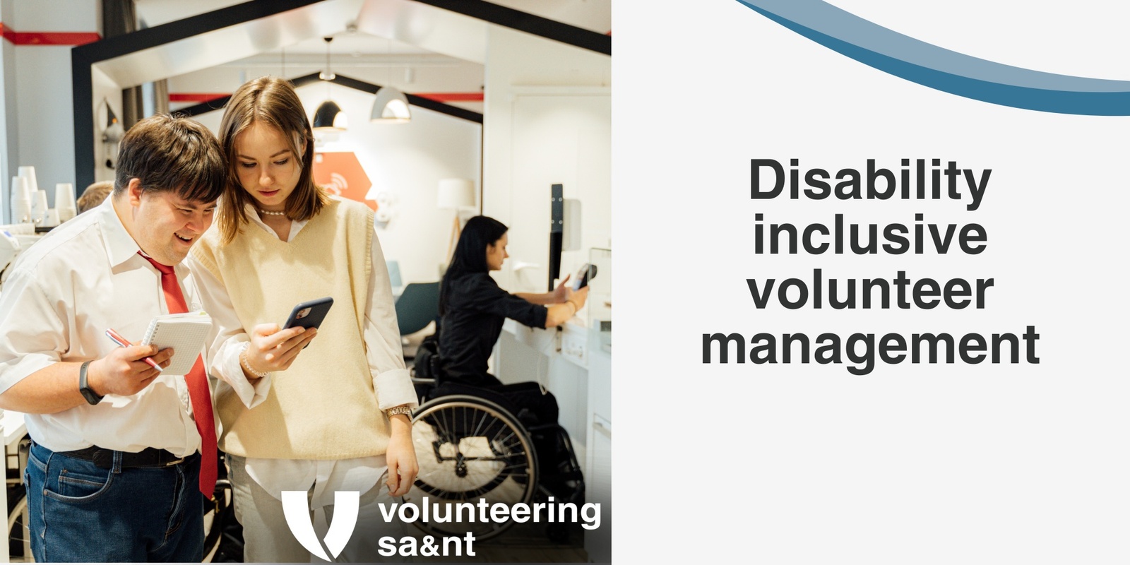 Banner image for Disability Inclusive Volunteer Management 