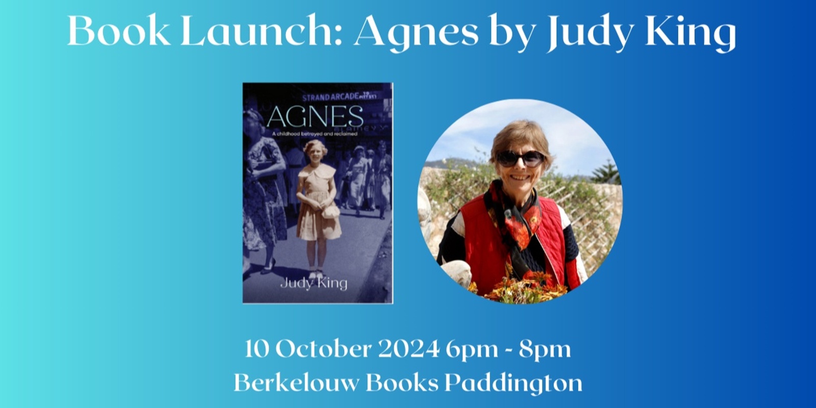 Banner image for Book Launch with Judy King