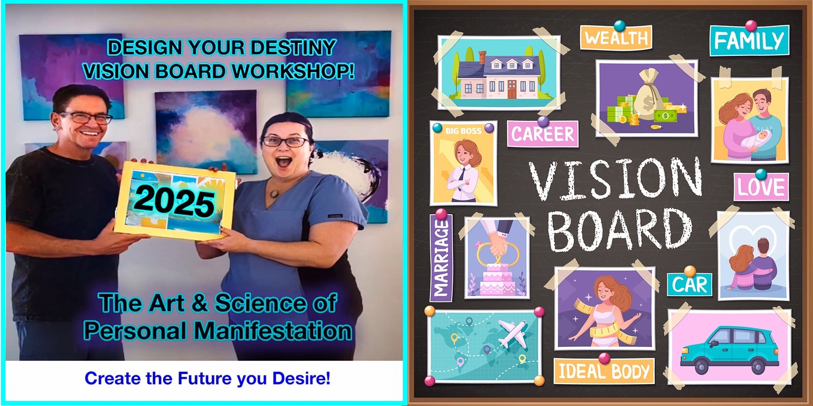 Banner image for Design Your Destiny - Vision Board Workshop