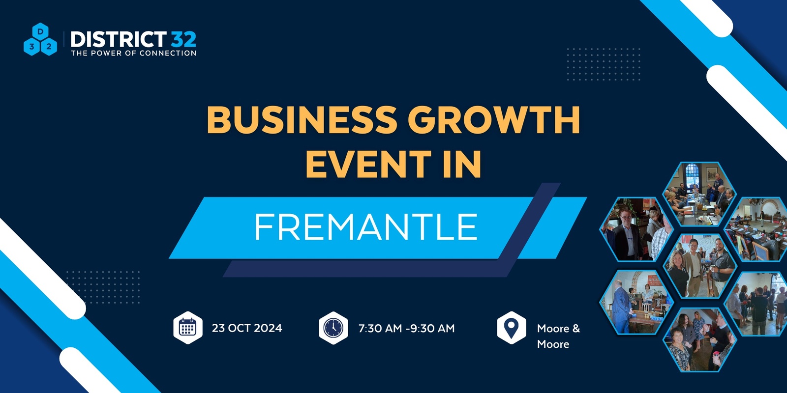 Banner image for District32 Business Networking Perth – Fremantle - Wed 23 Oct