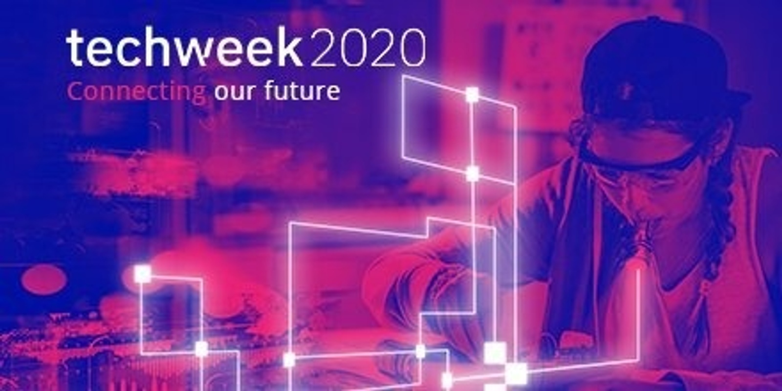 Banner image for She Sharp Techweek: Envision The Future: How to Create A More Diverse, Inclusive & Sustainable Future through Technology & Human-Centered Innovation