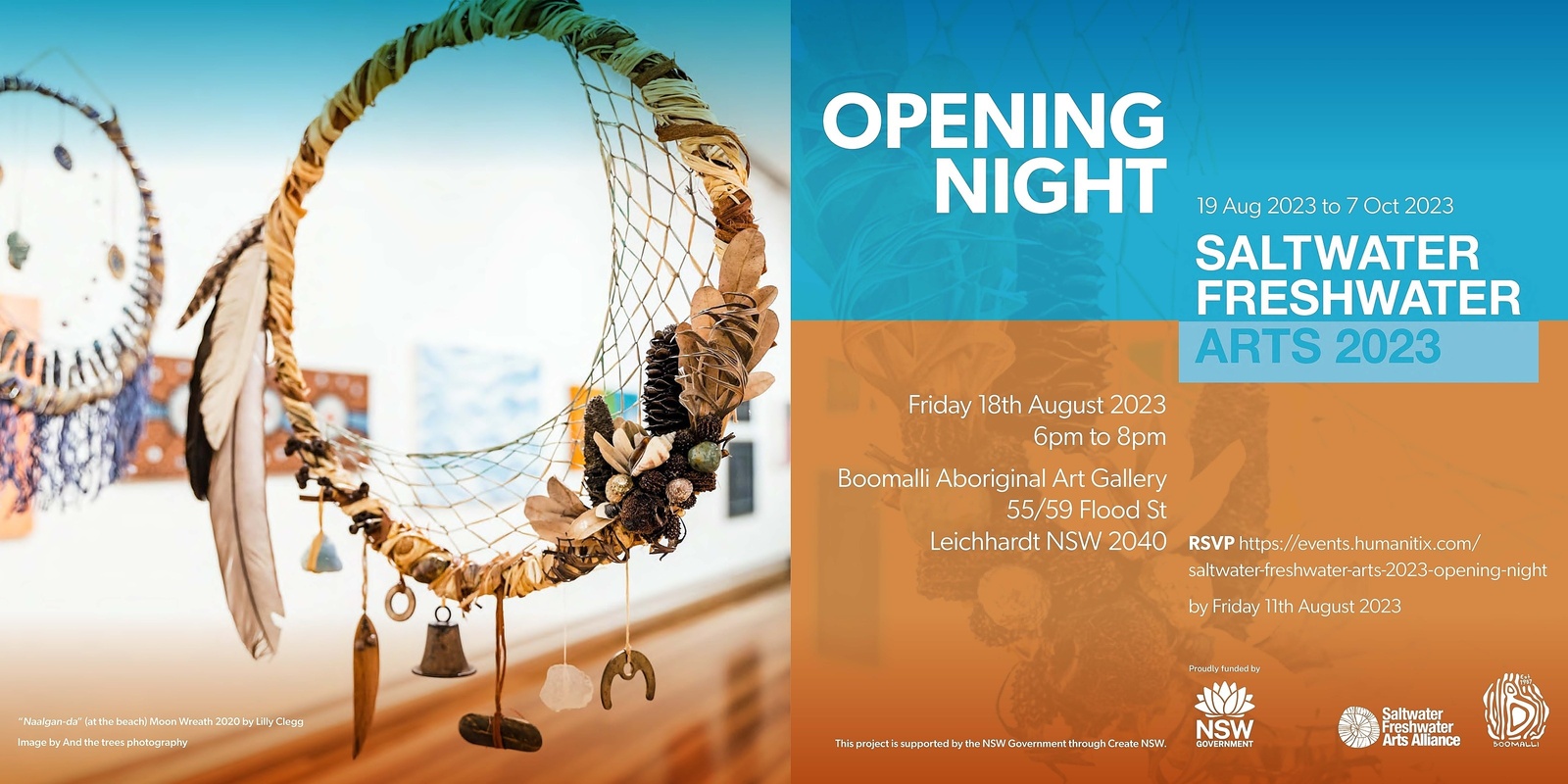 Banner image for Saltwater Freshwater Arts 2023 Opening Night