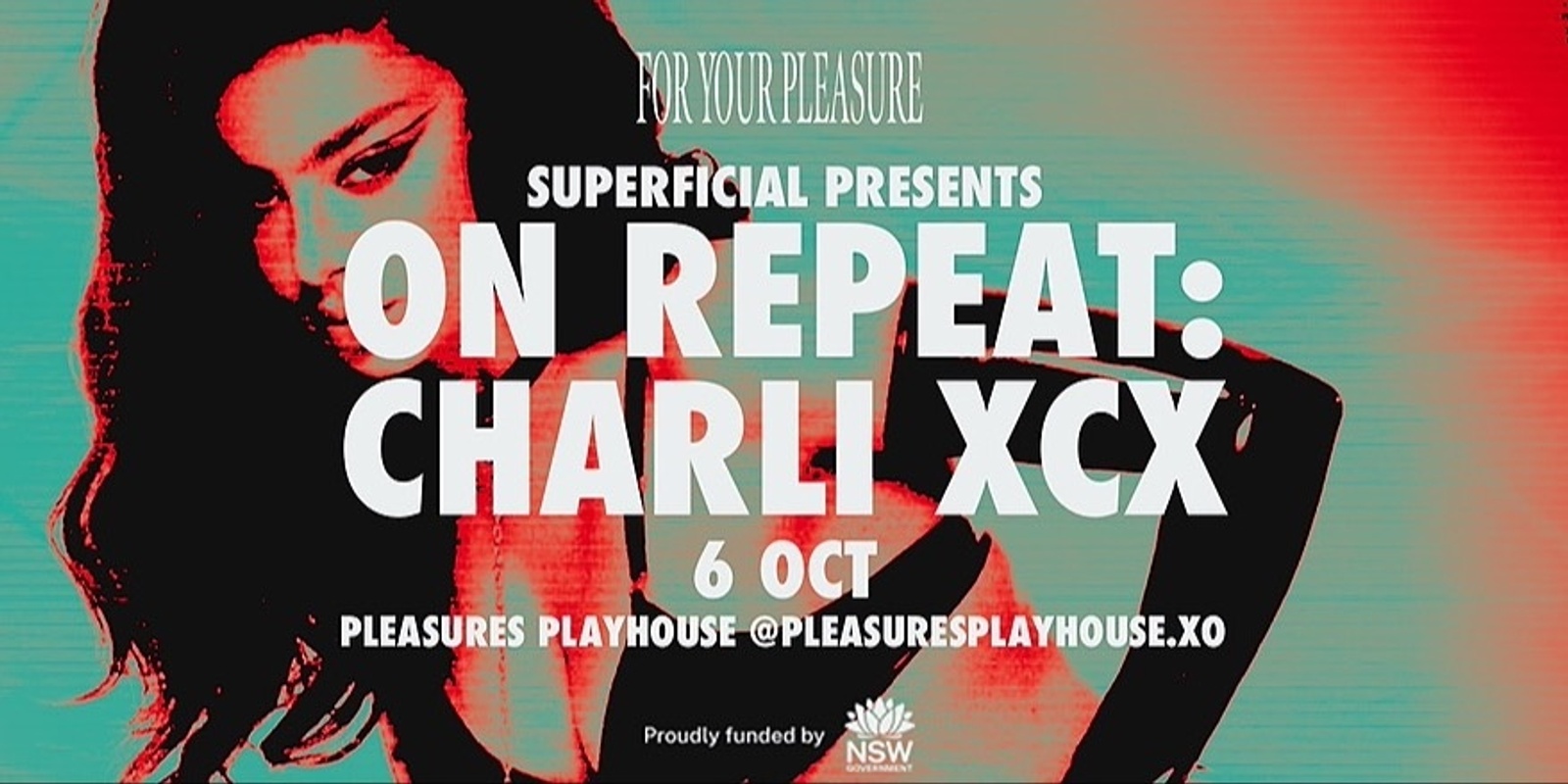 Banner image for ON REPEAT: Charli XCX @PLEASURES PLAYHOUSE