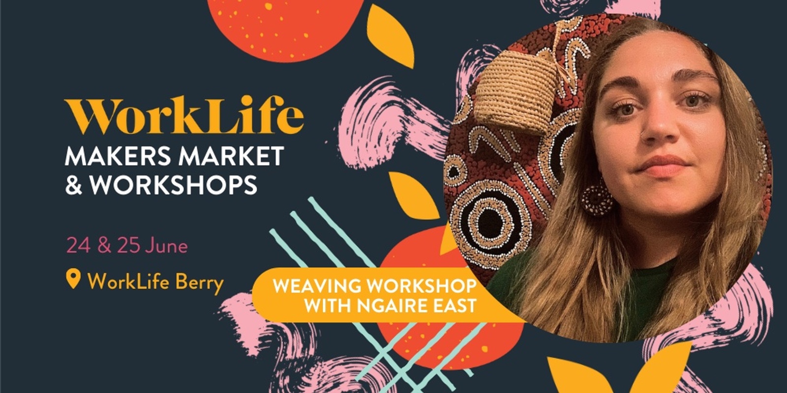 Banner image for Weaving Workshop with By The Bila for the WorkLife Makers Market & Workshops