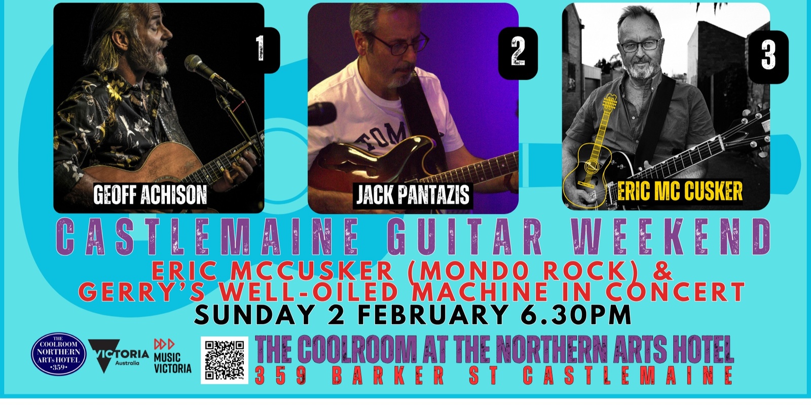 Banner image for Eric McCusker [`Mondo Rock] & Gerry's Well Oiled Machine in Concert