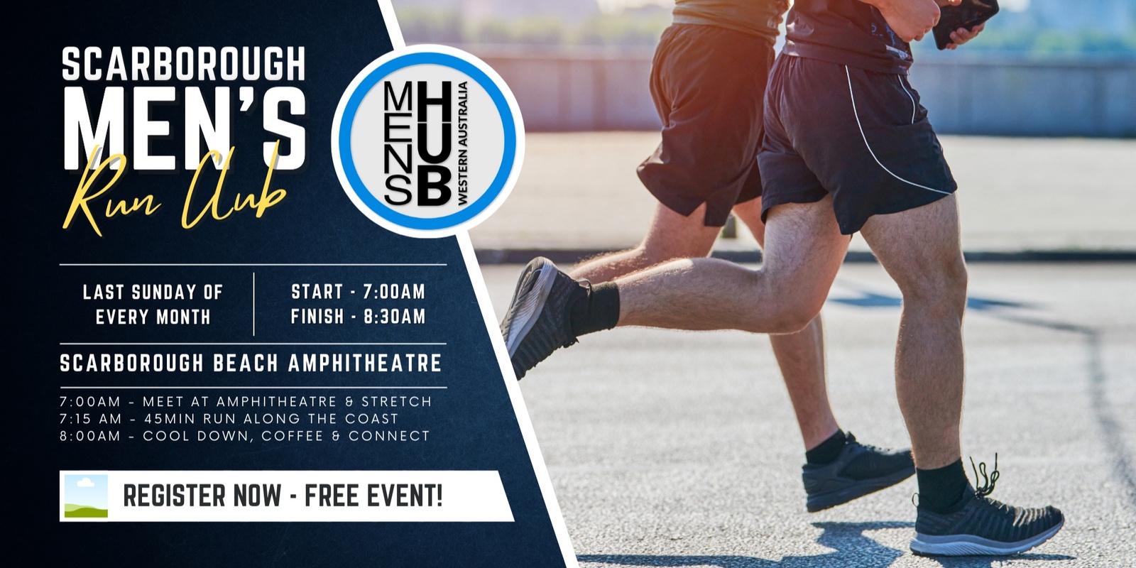 Banner image for MENS HUB \\ WA - Scarborough Men's Run Club