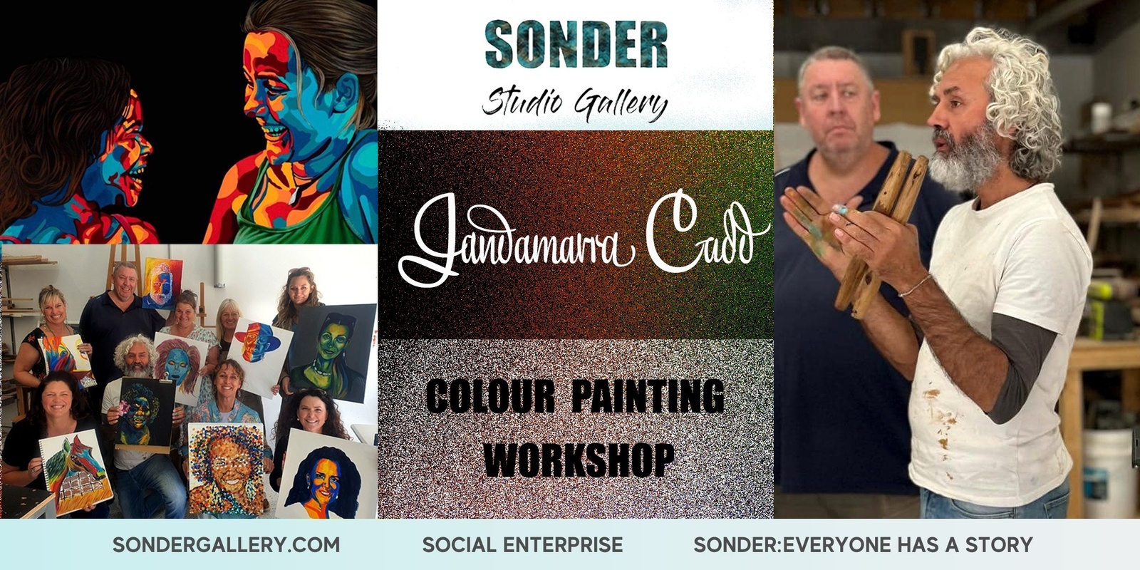Banner image for Coloured Portrait Workshop with Jandamarra Cadd 20 August