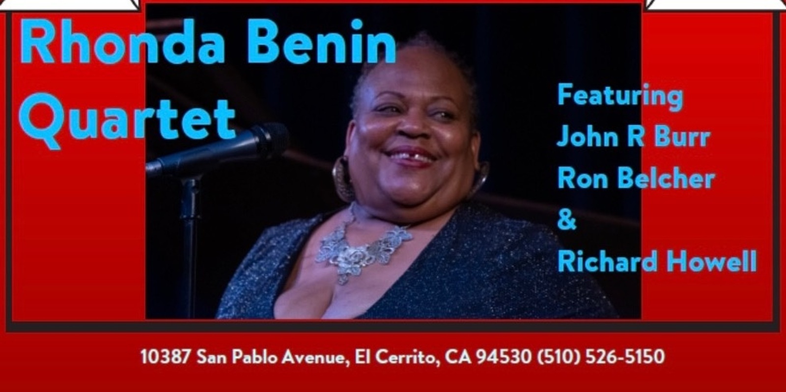Banner image for Rhonda Benin Quartet at The Annex Sessions, brought to you by SunJams and Javier Navarrette Music