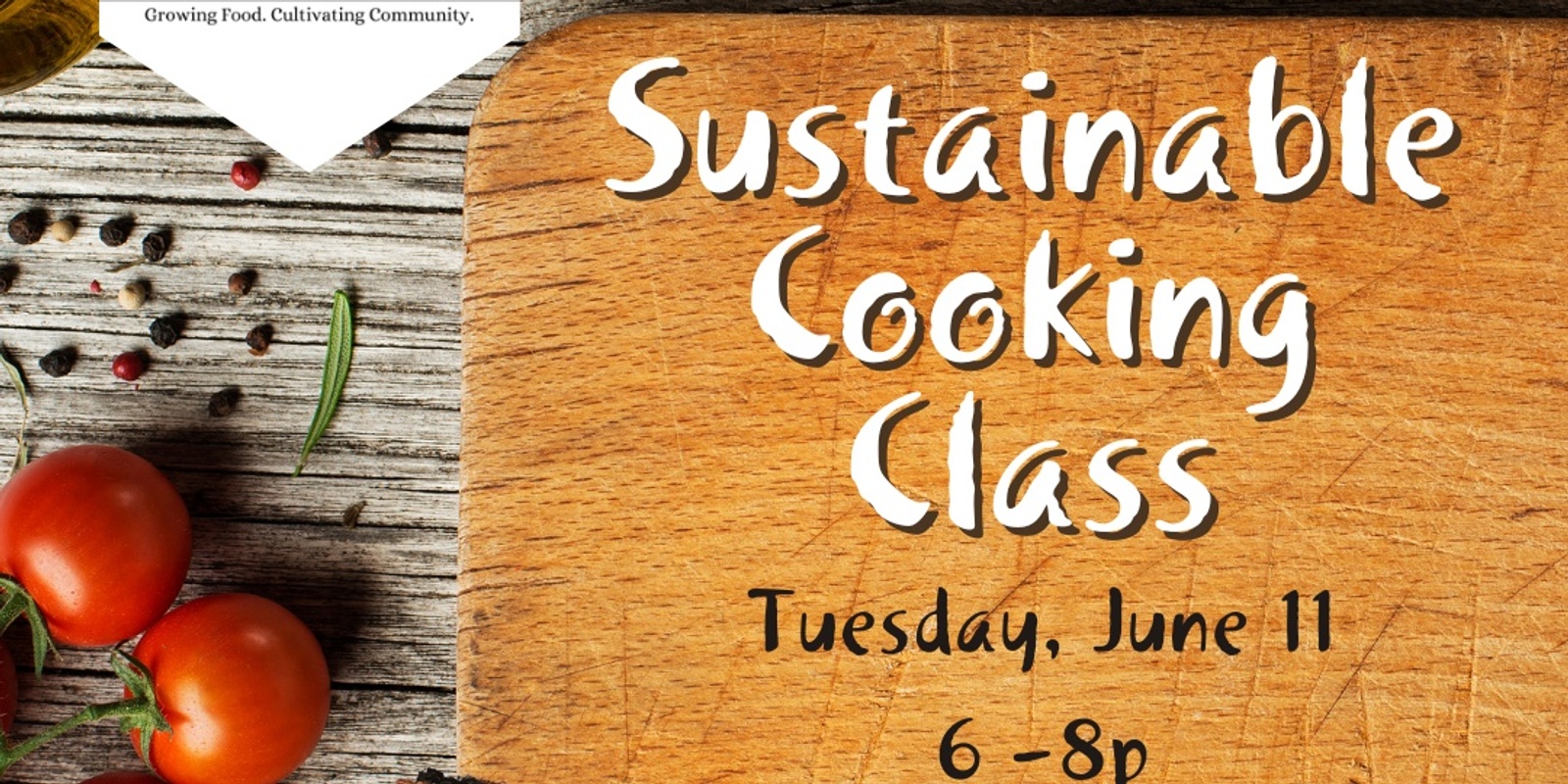 Banner image for Sustainable Cooking Class w/ Chef Kay + Climate Classes