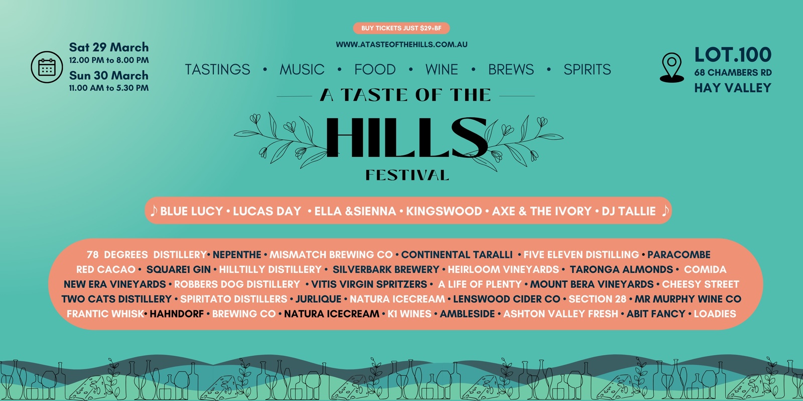 Banner image for A Taste Of The Hills Festival