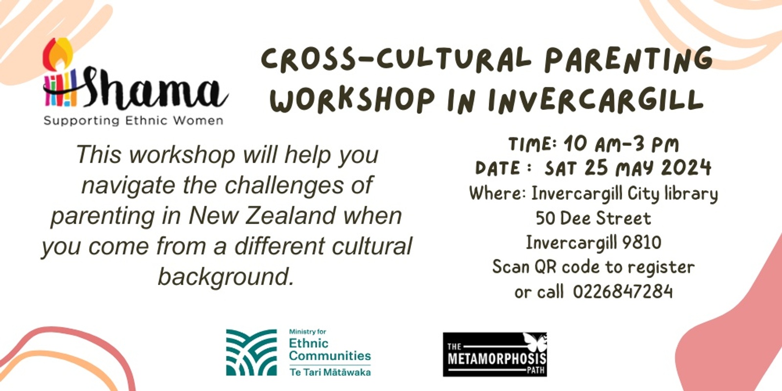Banner image for Cross-Cultural Parenting Workshop in Invercargill May 2024