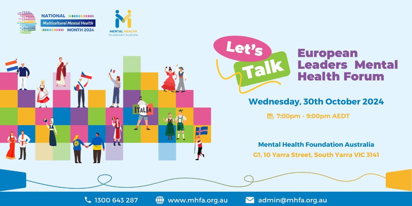 Banner image for Let's Talk: European Leaders Mental Health Forum