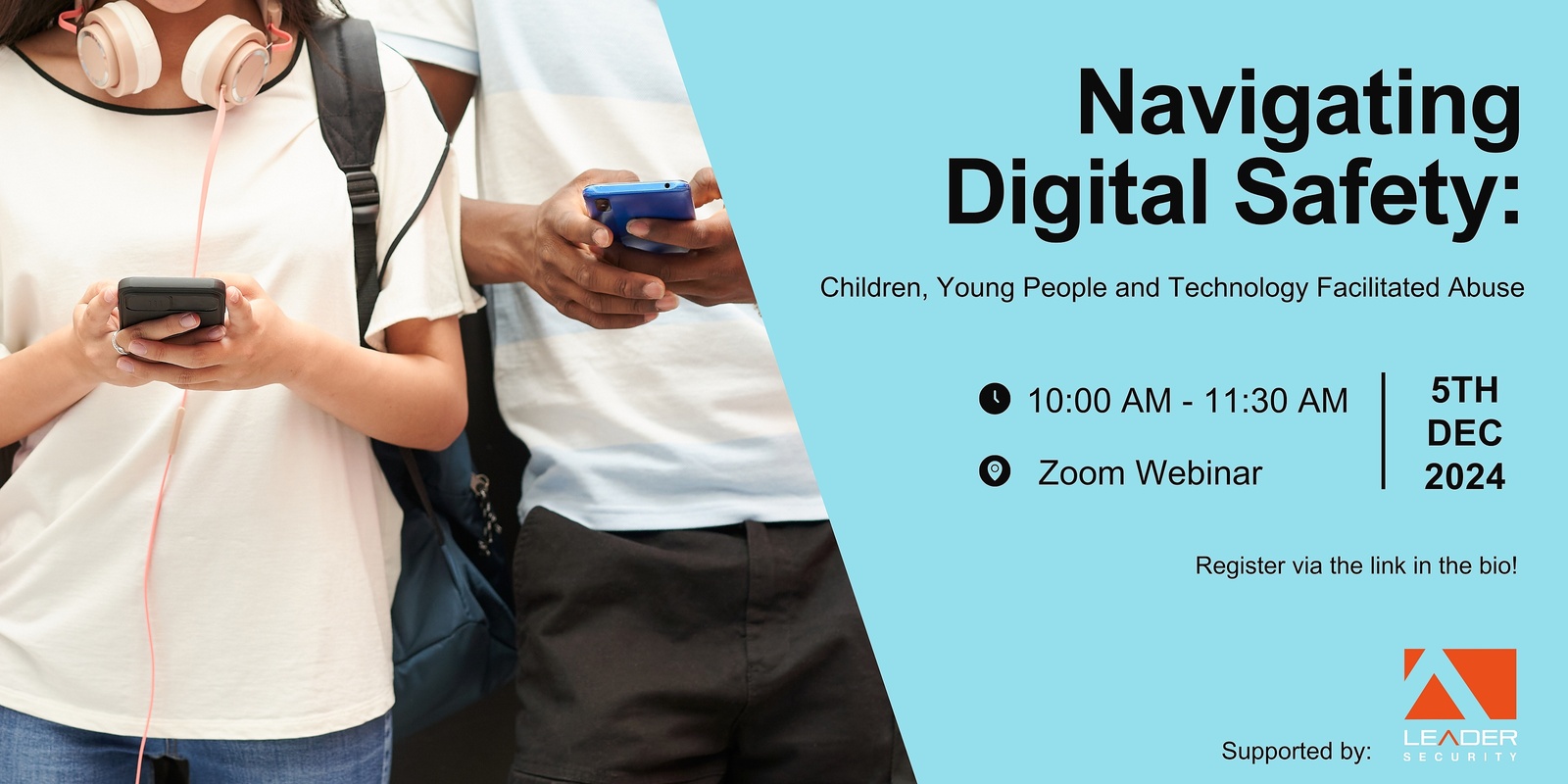 Banner image for Navigating Digital Safety: Children, Young People and Technology Facilitated Abuse